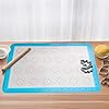 FOLAI 4pieces Silicone Baking Mats, Non-Slip Washable Reusable Baking Tray, Heat-Resistant Cooking Bakeware Mat, BPA Fre…