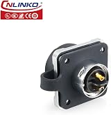 CNLINKO LP-16 M16 Waterproof Circular Connector 2 Pin Quick Plug Aviation IP68 view 2
