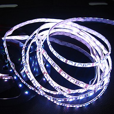 HJL- White/Warm White Led Strip Light Waterproof 5M SMD 5050 300 LEDs/Roll + 12V 7A Power Adapter , Warm White