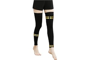 Myshear Medical Compression Stockings for Women & Men, 20-30 mmHg Footless Thigh High Compression Socks, Long Graduated Compr
