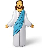 GOOFBALLS Inflatable Blow-Up Decoration &ndash; Humorous Decor for Parties, Holidays, and Events &ndash; Funny Air-Filled Party Decoration-Jesus