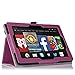 MoKo Case for Fire HD 7 2014 - Slim Folding Cover with Auto Wake / Sleep for Amazon Kindle Fire HD 7 Inch 4th Generation Tablet (Not Fits HD 7 2015), PURPLE