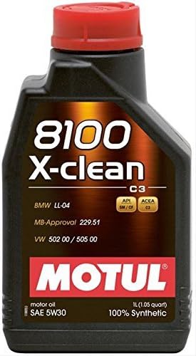 Motul 8100 5W30 X-CLEAN 1 Liter - LL04-229.51-502 00-505 00