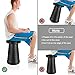 Allnice Folding Stool Retractable Travel Chair Sturdy Portable Collapsible Stools Outdoor Folding Stool for Adults Kids Fishing BBQ Outdoors Indoors Kitchen, Holds Up 286 Lbsthumb 4