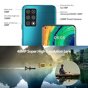 Cinque Fotocamera 8GB+256GB HAFURY GT20 Smartphone 2020 Androdi 10 6.4 Pollici 4200mAh Impronta Digitale dual SIM NFC… - immagine 3