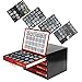 Olympia Tools 90-800 4-Drawer Hardware Organizer includes 2000-pieces Small Hardware, black/red