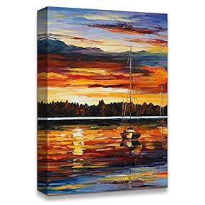 Vintage Oil Painting Home Artwork for Living Room Bedroom