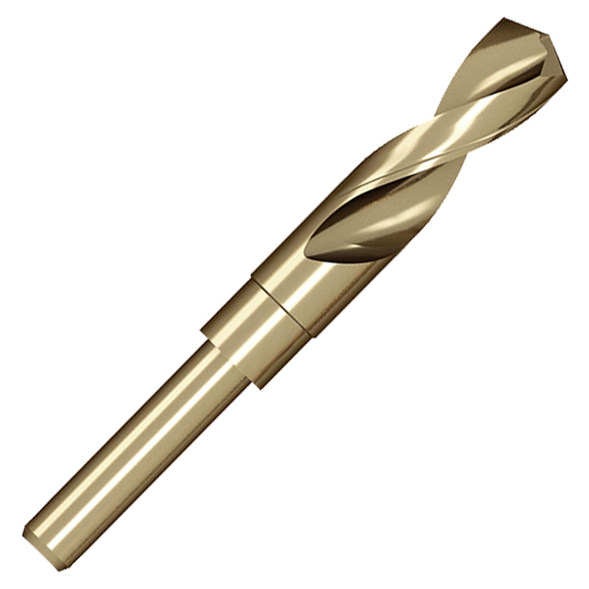Meccion HSS Cobalt Drill Bit 19mm Reduced Shank Twist Drill Bit for Metal, Stainless Steel, Aluminium, Wood, Plastic, Non-Ferrous Etc. — image 1