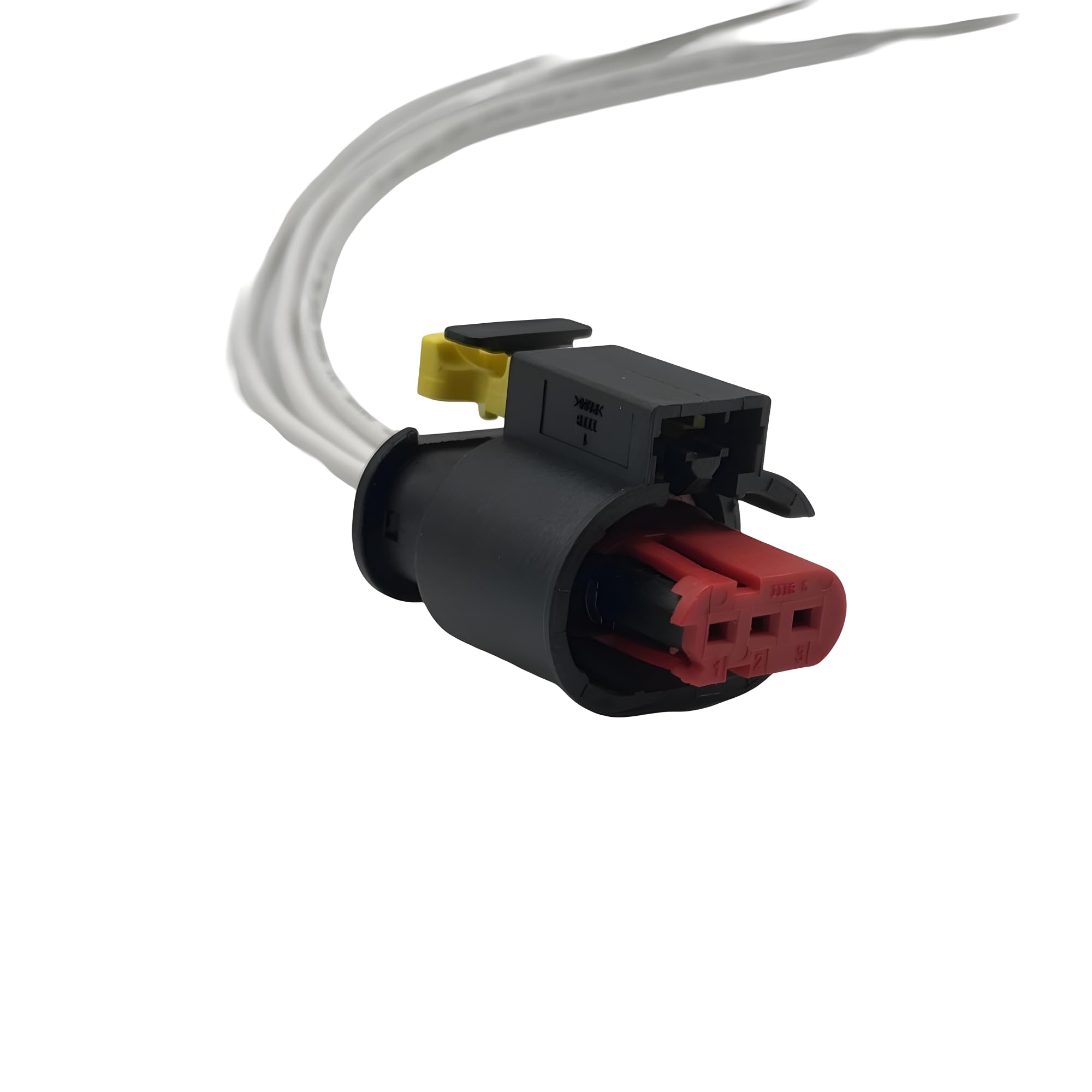 Photo 1 of Ignition Coil Connector Pigtail 3-Pin, OE 284425-1/1-284425-1, Compatible with Fiat 500 (2012-2019), Dodge Dart 1.4L (2013-2016), Fiat 500L/500X, Jeep Renegade 1.4L, Fiat 124 Spider (2017-2020)