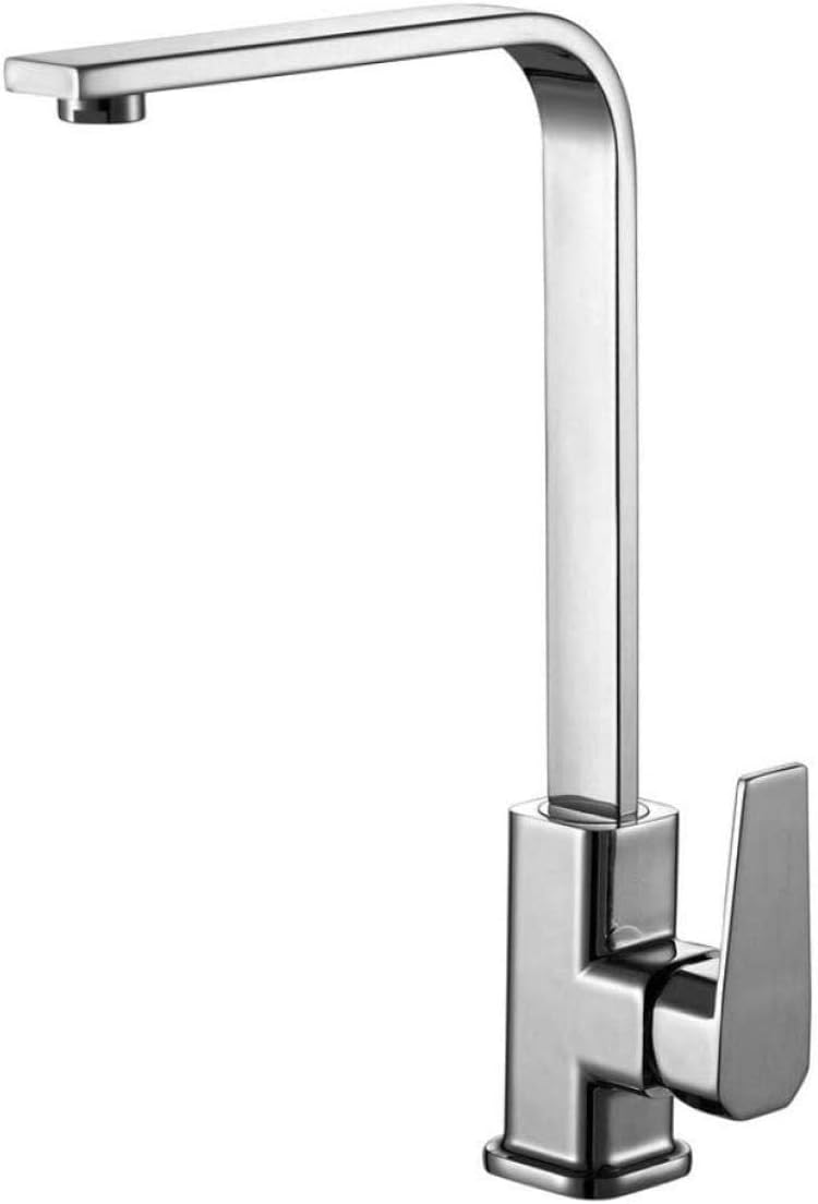 Vierkantrohr Kupfer Küchenarmatur Waschbecken heiß und kalt 304