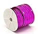 Rockin Beads Brand, Sequins Trim Spool String Flat Bling Fuchsia Pink 6mm Dia (2/8