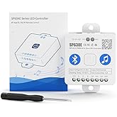 BTF-LIGHTING SP630E 12-in-1 Bluetooth LED Controller with Mic, DC5V/12V/24V | Support PWM Monochrome CCT RGB RGBW RGBCCT Or SPI TTL IC Chip LED Strip WS2811 WS2812B WS2805 WS2814 WS2815 SK6812 LB1934 etc