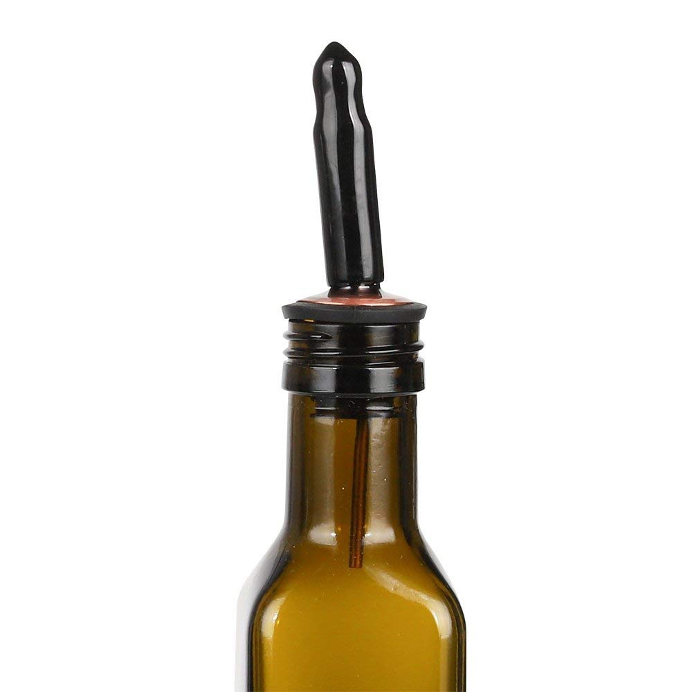 LEGERM 100 Pcs Liquor Bottle Pourer Cap Olive Oil Dispenser Pour Spouts