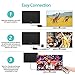Updated 2019 Version Professional Carbon Fibre 65-120 Miles TV Antenna, Indoor TV Digital HD Antenna 4K HD Freeview Life Local Channels All Type Television Switch Amplifier Signal Booster