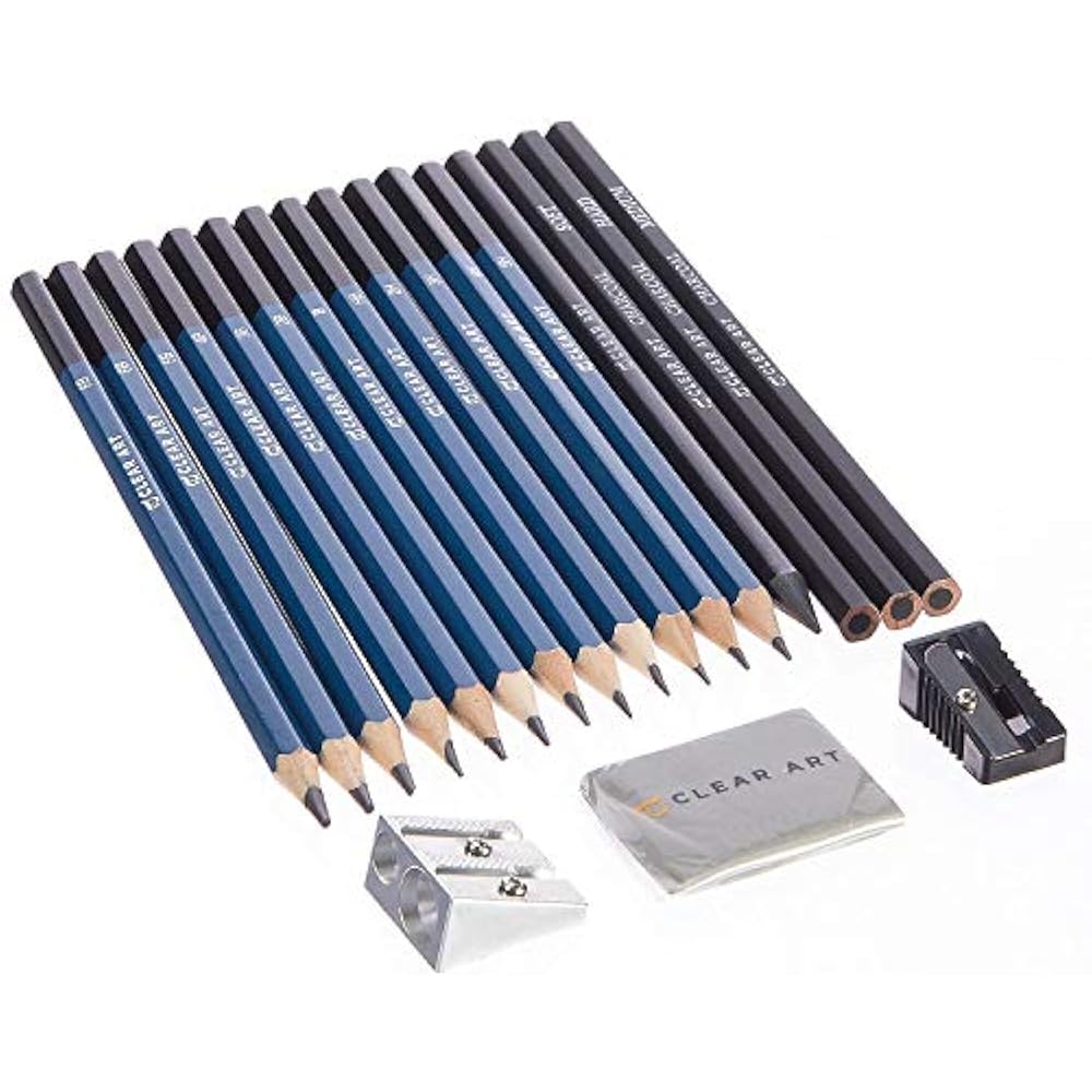 Professional Art Sets Kit Sketching & Drawing Supplies 33 Piece Set