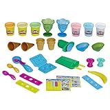 Play-Doh Kitchen Creations Ice Cream Party Play Food Set with 6 Non-Toxic Colors, 2 Oz Cans (Amazon Exclusive)