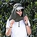 YINGEE Outdoor Fishing Hat, 360 ° UV Sunscreen Sun Hat Removable Neck And Mask Cap, Solar Protection UPF 50+ Outdoor Garden, Fishing Outdoor Activities