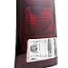 Xtune 2007-2010 Grand Cherokee Direct Fit Smoked Red (Smoke Tinted) Tail Lights Pair L+R 2008 2009