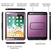 YOUMAKER New iPad 9.7 Case 2018/2017, Heavy Duty Kickstand with Built-in Screen Protector Full-body Shockproof Protective Case Cover for Apple iPad 9.7 inch 2017/2018 5th/6th Gen (Purple/Black)