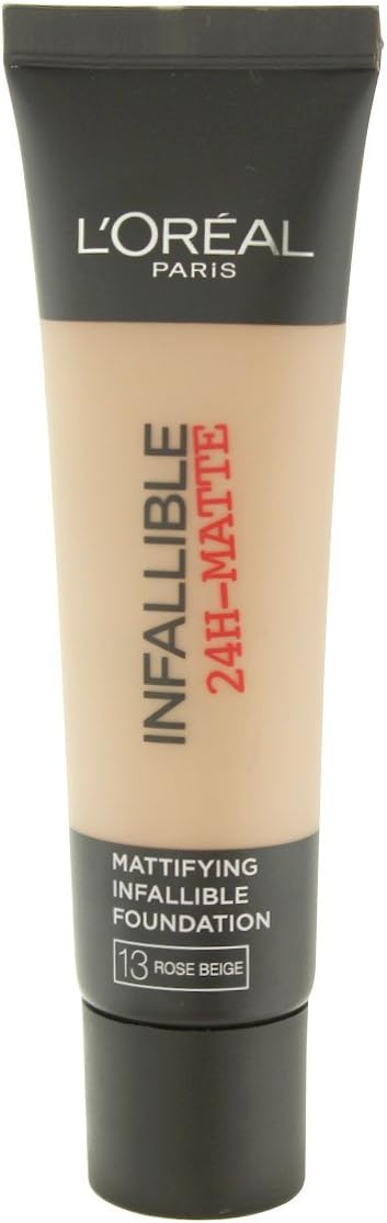 L'Oreal Paris Infallible 24H Matte Foundation 35ml Rose Beige 13 (2 pack)