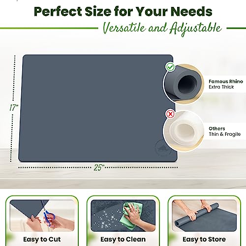 Premium Silicone Mat 25" x 17" Multipurpose Cooking Mat Thick Heat