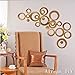 Alrens_DIY(TM) 22pcs Rounds Dots Circles Mirror Surface Crystal Wall Stickers DIY Acrylic 3D Home Decal Living Room Murals Wall Paper Decor adesivo de Parede-4 Colors (Gold)