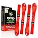 Rhino USA Soft Loop Tie Down Straps (4-Pack) - 1.6 Inch x 17 Inch (5,000 lbs Break Strength) Heavy Duty Motorcycle Handlebar Straps for use with Ratchets for ATV, UTV, Dirt Bike (Red)