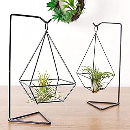 Iron Wall Planter Pot for Indoor Plant with Holder -Wall Mounted Planters with Stand Plant Containers Balcony Decoration Garden D?corCP108