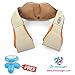 Dr. Massager Shiatsu Neck & Back Massager with Heat - Shoulder Pain - Foot Massager - Kneading Massage Therapy Pillow with Heat - Relieves Sore Muscles - Includes Free Gift - Mini Massager