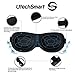 UtechSmart Sleep Mask, Black Out Adjustable Contoured 3D Sleep Eye Mask Lightweight Comfortable Eye Cover Blindfold Eyeshade Sleeping Travel Shift Work Naps Meditation & Night