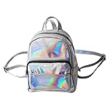 BESTOYARD Holographic Backpack Hologram Satchel