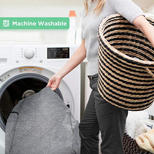 LIFEFAIR Back Seat Covers for Dogs, 100 Waterproof Dog Car Seat Cover with Mesh Window, Scratch