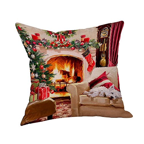 GBSELL Pillow Cover Joyous Christmas Pillow Case Sofa Cover Home Decor,18″x18″ (I) GBSELL Pillow Cover Joyous Christmas Pillow Case Sofa Cover Home Decor,18″x18″ (I)