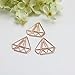 30pcs Diamond Rose Gold Paper Clips in Reusable Tinplate Paper Clip Holder Dispenser Bookmarks Clips Set