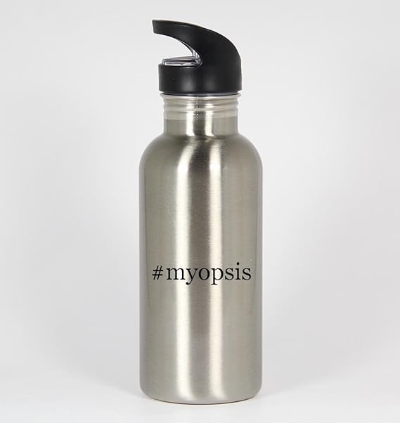 Myopsis Funny Hashtag 20oz Silver Water Bottle Sports Water Bottles Amazon Canada amazon ca