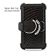 ULAK Note 4 Case, Galaxy Note 4 Case, Knox Armor Heavy Duty Shockproof Protection Hybrid Rugged for Samsung Galaxy Note 4 Case Built-in Rotating Kickstand Belt Swivel Clip Holster Note 4 Case,Black