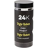 24K Urfa Biber Chili Flakes - 135g (4.8 oz) | Dried Turkish Chili Pepper, Moderate Heat, Salty, Sweet, Smoky & Sour Flavour