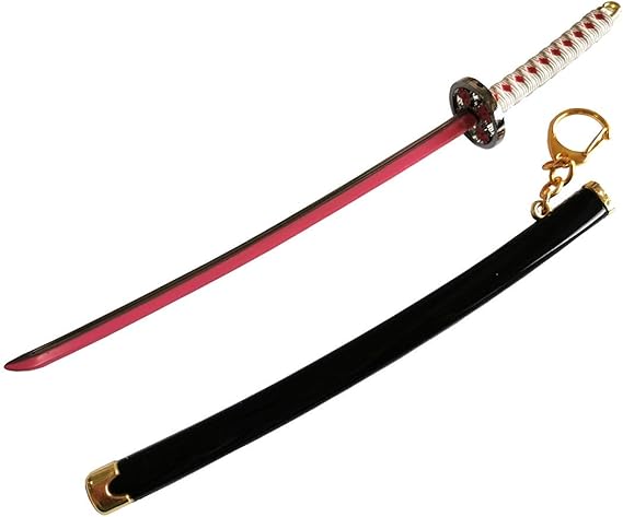 Amazon 鬼滅の刃 カタナ キーホルダー 刀 剣 武器 モデル 金属製 22cm 模造刀 日輪刀 グッズ 柱 ストラップ コスプレ 22cm 栗花落 カナヲ風 コスプレ 仮装 通販