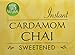 Nature's Guru Instant Cardamom Chai Tea Drink Mix Sweetened 10 Count Single Serve On-the-Go Drink Packets (Pack of 4)