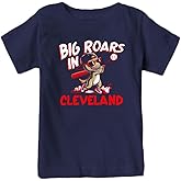 Big Roars in The Ballpark Kid's Dinosaur T-Shirt for Baseball Fans