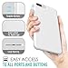 For iPhone 8 Plus Case / iPhone 7 Plus Case - MoKo Liquid Silicone Gel Rubber Slim Fit Shockproof Case with Soft Microfiber Cloth Lining Cushion for Apple iPhone 8 Plus / iPhone 7 Plus, White
