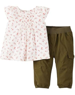 Baby Girls' 2 Piece Tunic Set (Baby) - Olive