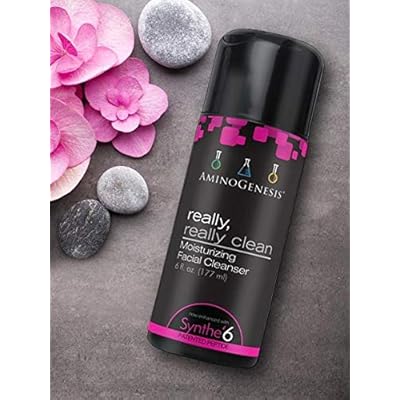 AminoGenesis Really, Really Clean Daily Facial Cleanser, Face Wash For Anti Aging, Oily, Dry, Sensitive, Acne prone Skin
