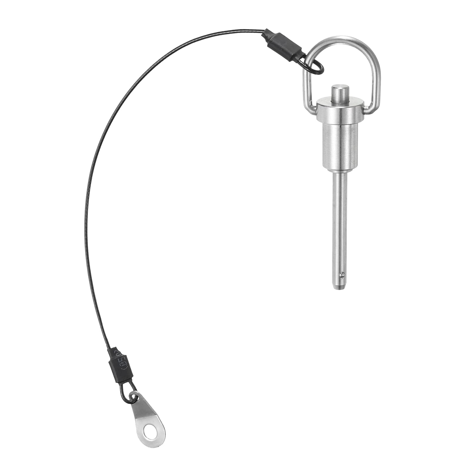 DTGN 6mmx45mm(DxL) Quick Release Pin - Good for Quickly Connecting and Hooking Up Components - 304 Stainless Steel Ball Locking Pins with Push Button - Silver