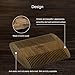 Xpreen Wood Comb, Double Different Densities Brush, Anti-static Handmade Green Sandal Wood Beard Hair Mustache Comb