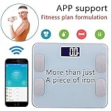 A8POWER wireless bluetooth body weight digital & electronic Scale/Fat Test/LCD Display/iPhone & Samsung/IOS & Android