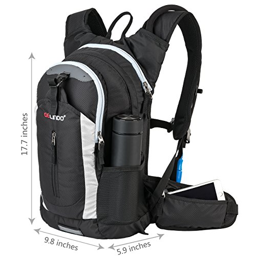 Insulated Hydration Backpack Pack with 2.5L BPA Free Bladder Keeps