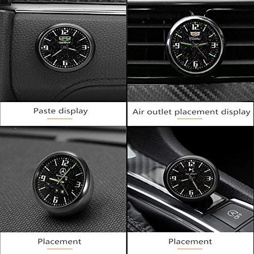 Car Dashboard Mini Clock Automotive Clock Car Clock Refit Interior