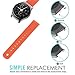 MoKo Band Compatible with Samsung Gear S2 Classic/Galaxy Watch 42mm, Soft Silicone Watch Strap Fit Garmin Vivoactive 3/Gear S2 Classic SM-R732/R735/Ticwatch 2/Gear Sport SM-R600 Smartwatch, Orange