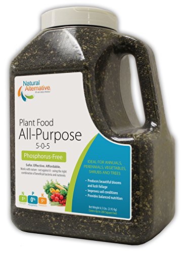 Natural Alternative 5-0-5 All-Purpose, Phosphorus-Free Plant Food 6.5lb. Jug (50505)